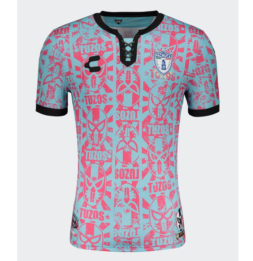 2021/22 C.F. Pachuca Pink Blue Special Soccer Jersey Shirt